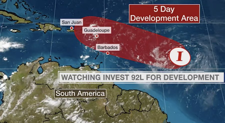 Weather System Headed to USVI and Puerto Rico Becomes Better Organized