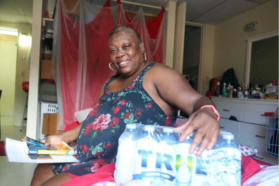 Lucinda Millin Residents Get CARE Packages With Red Cross Radios