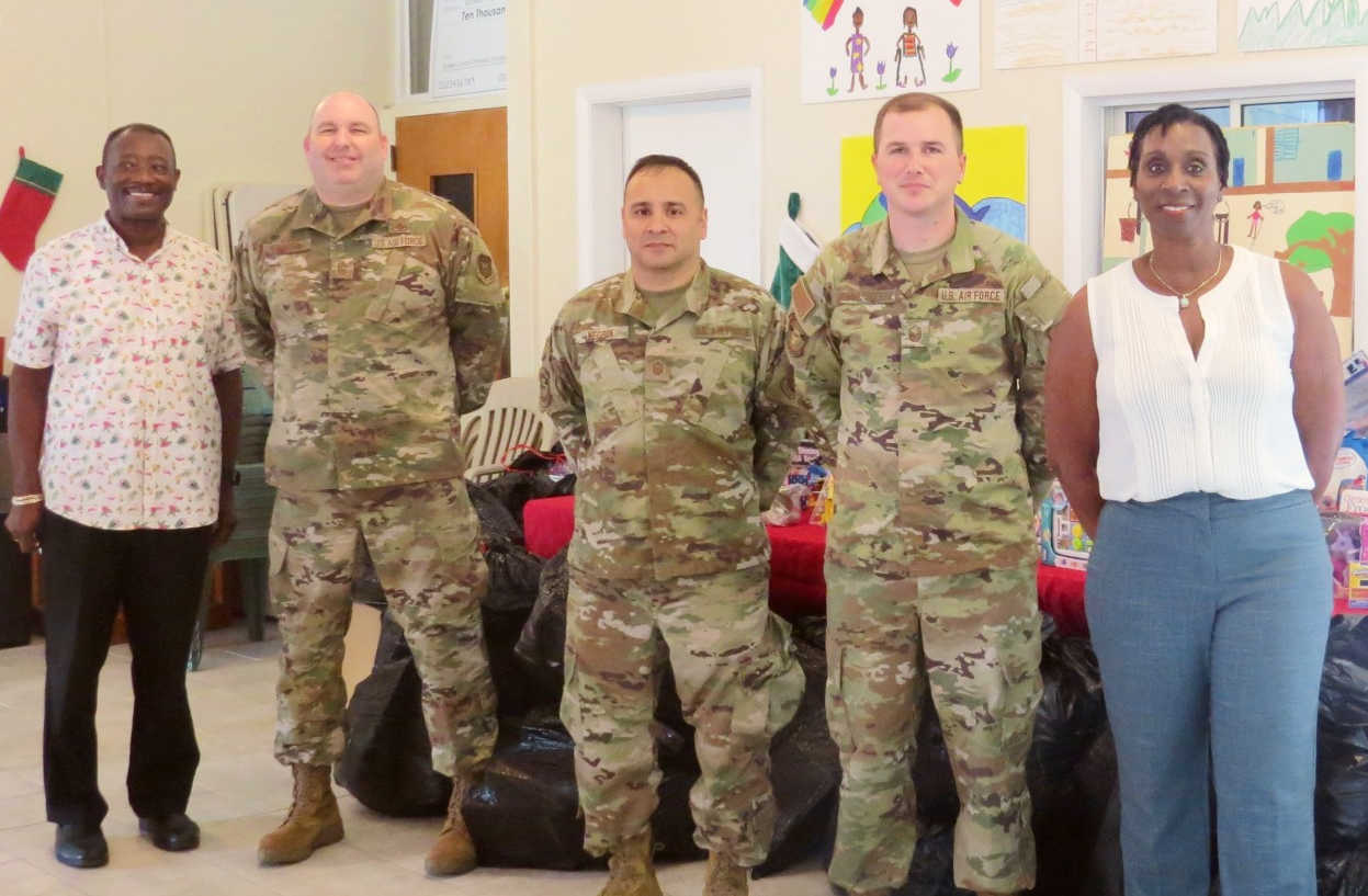 Hurricane Hunters Return to Queen Louise Home for Children on St. Croix