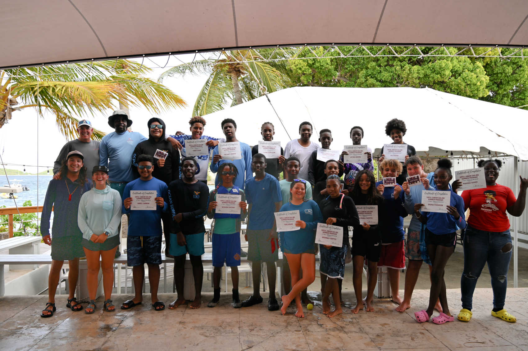 22 Teenagers Graduate from VIPCA Junior Sailing Program