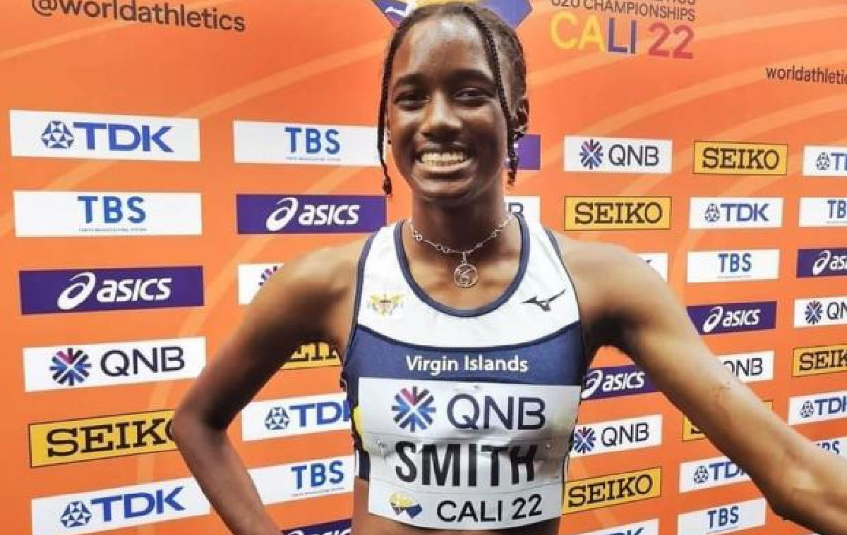 Michelle Smith Sets New Virgin Islands Record During 400m Hurdles at ... image