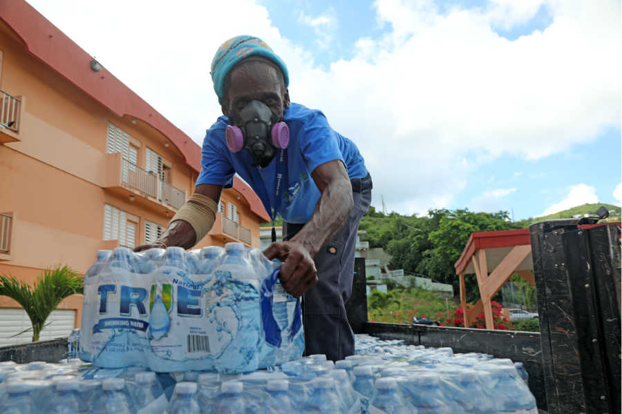 Lucinda Millin Residents Get CARE Packages With Red Cross Radios